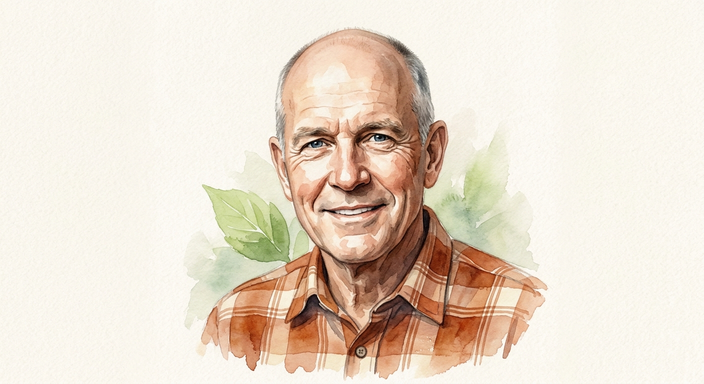 Illustrated portrait of Joe Tippens (FENBEN Protocol)